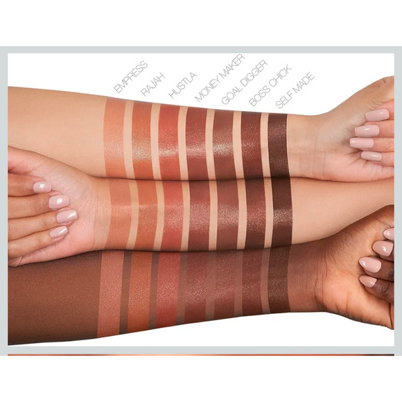 HUDA BEAUTY Power Bullet Cream Glow Hydrating Lipstick Goal Digger NIB - Picture 3 of 7